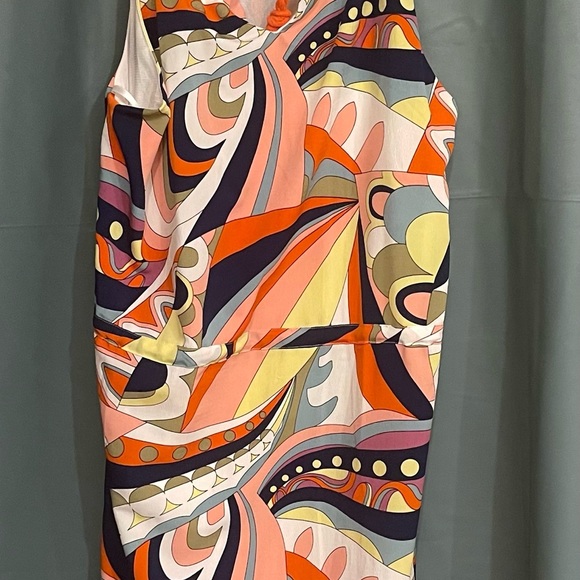 New Amelia coral and mint dress - Picture 2 of 6